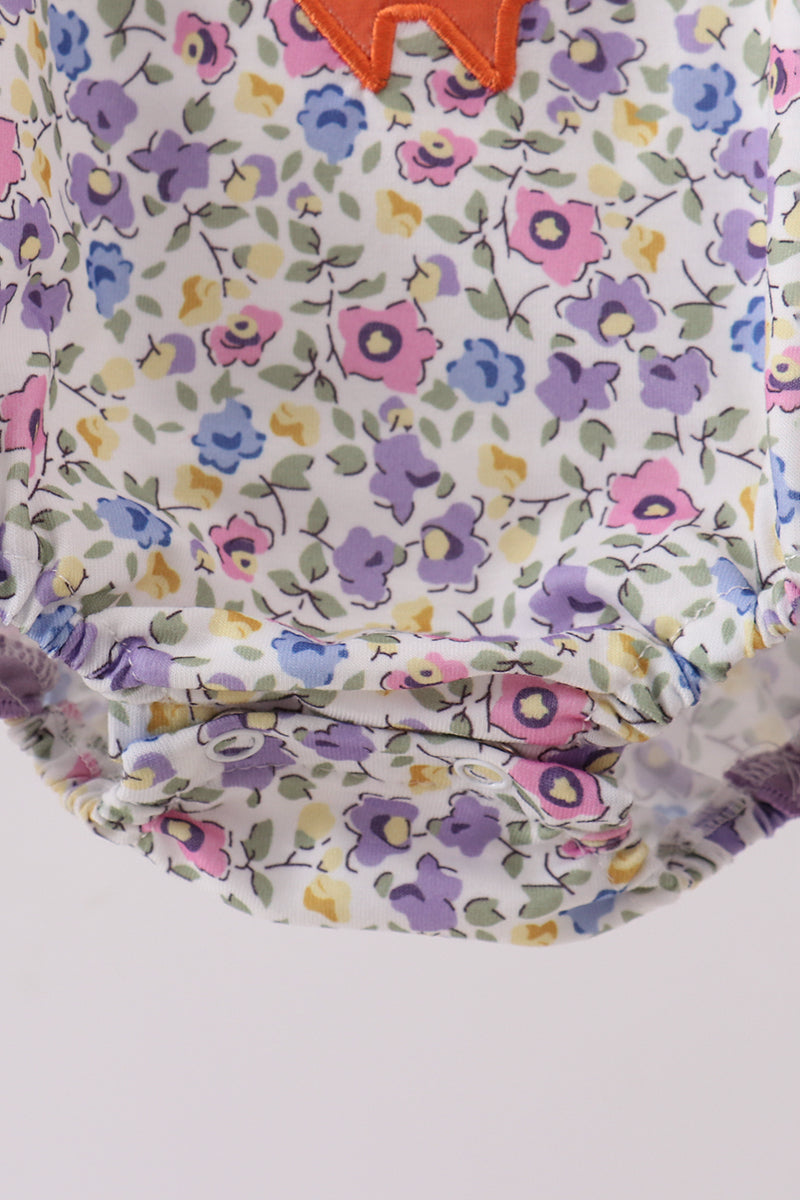Goose Floral Appliqué Bubble