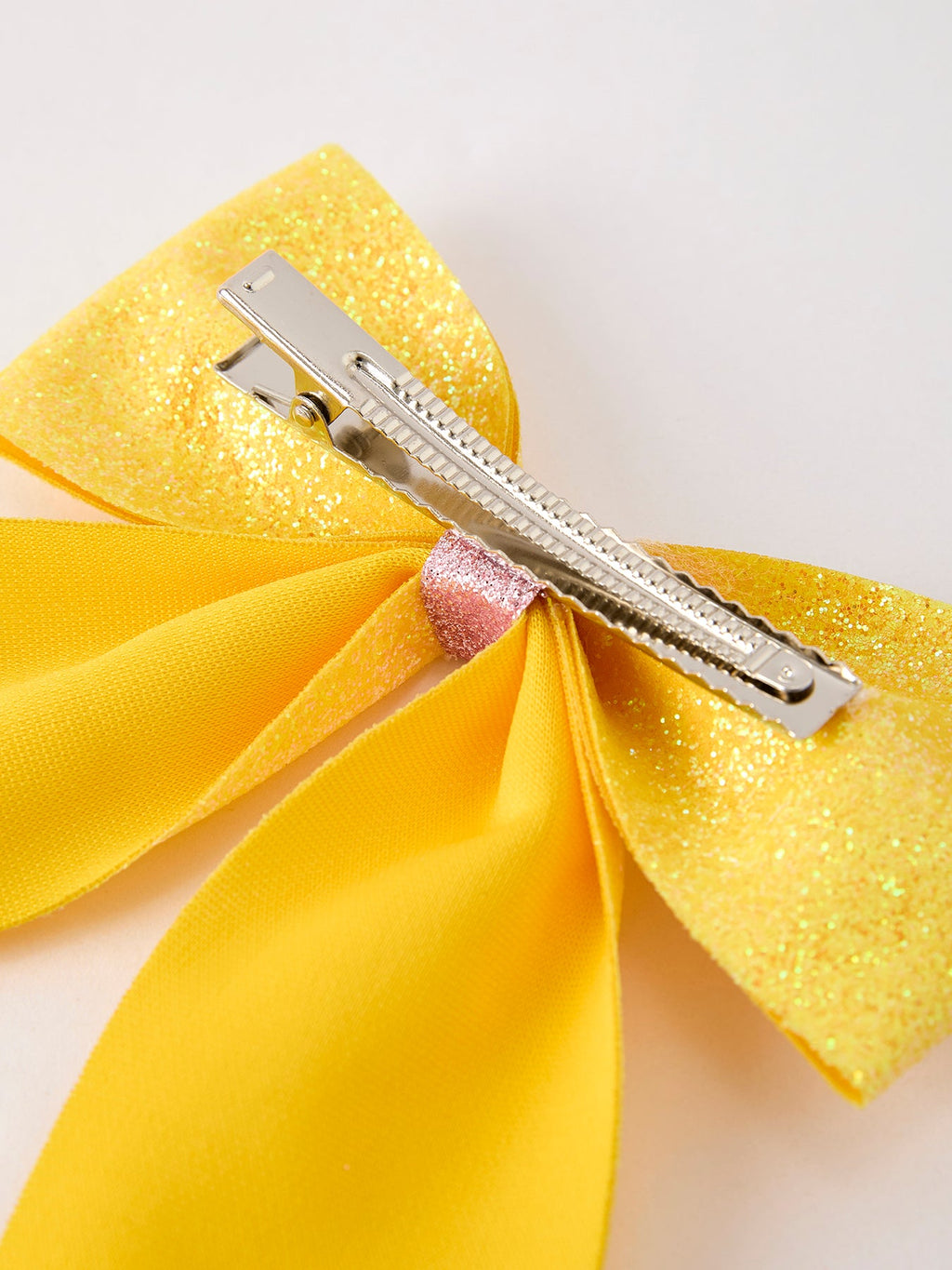 Back to School Glitter Bow Hairpin