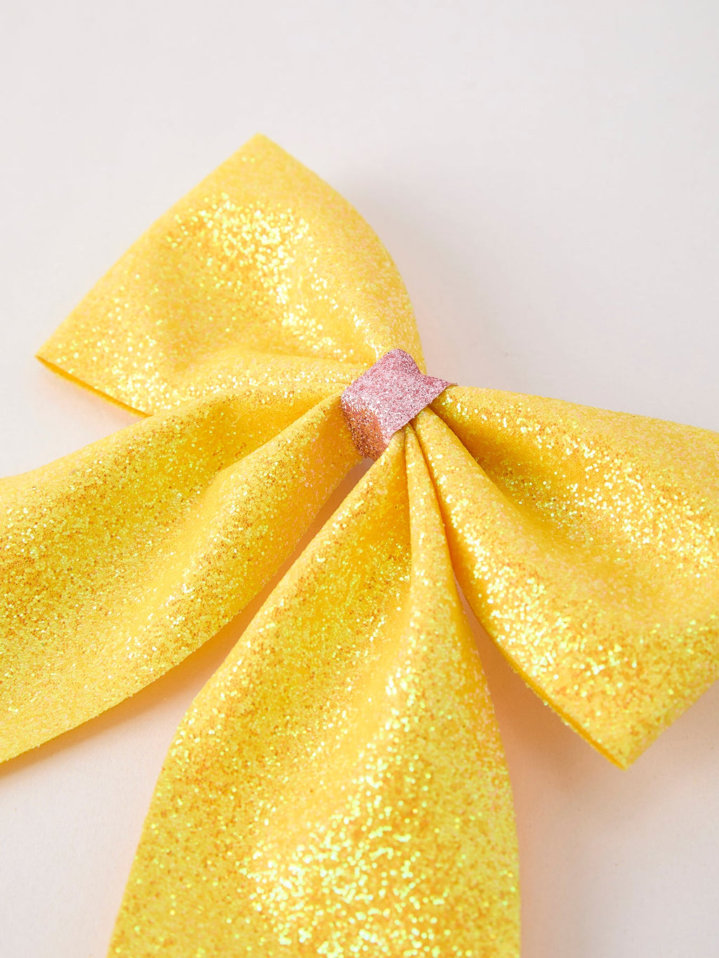 Back to School Glitter Bow Hairpin