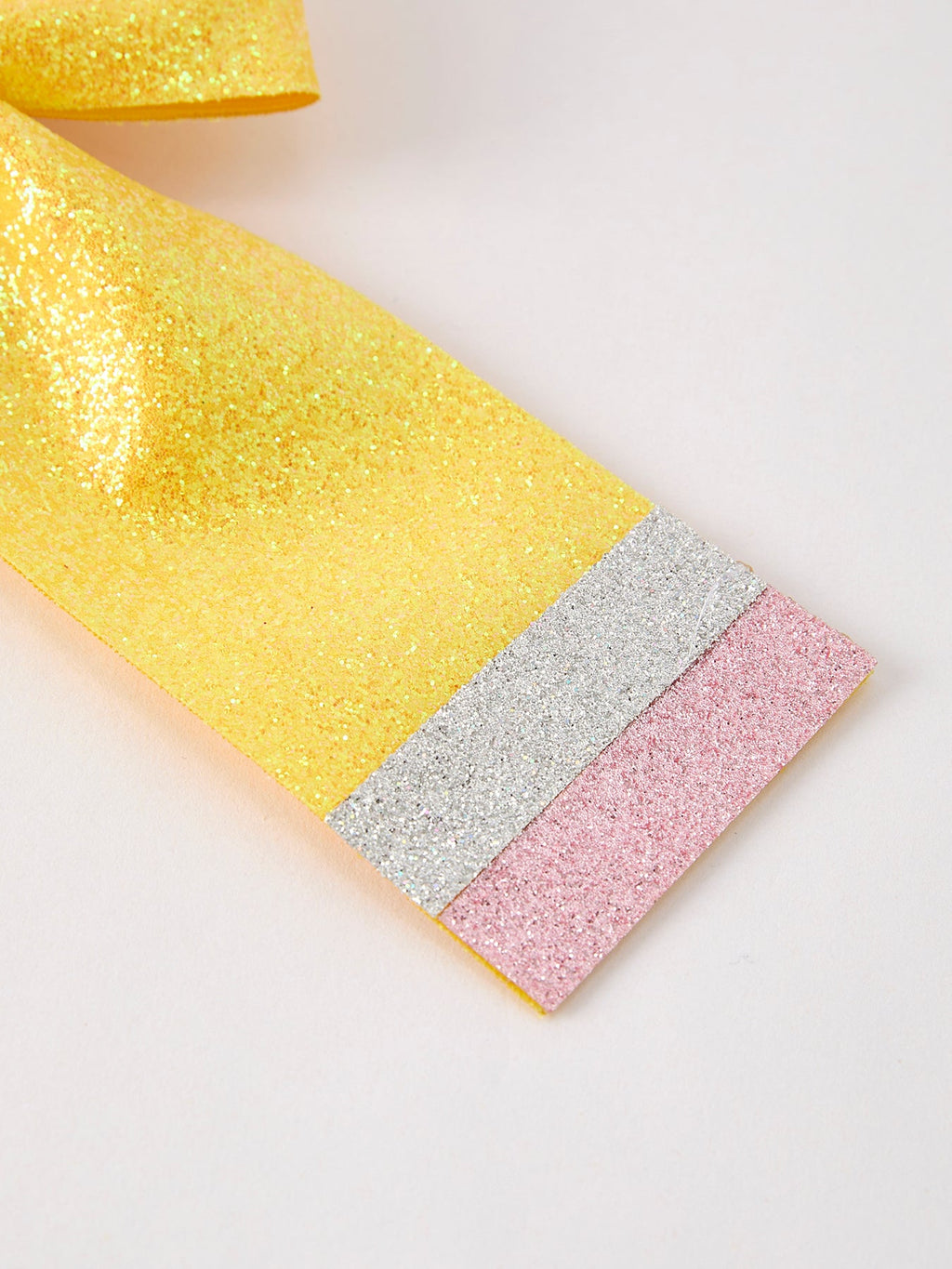Back to School Glitter Bow Hairpin