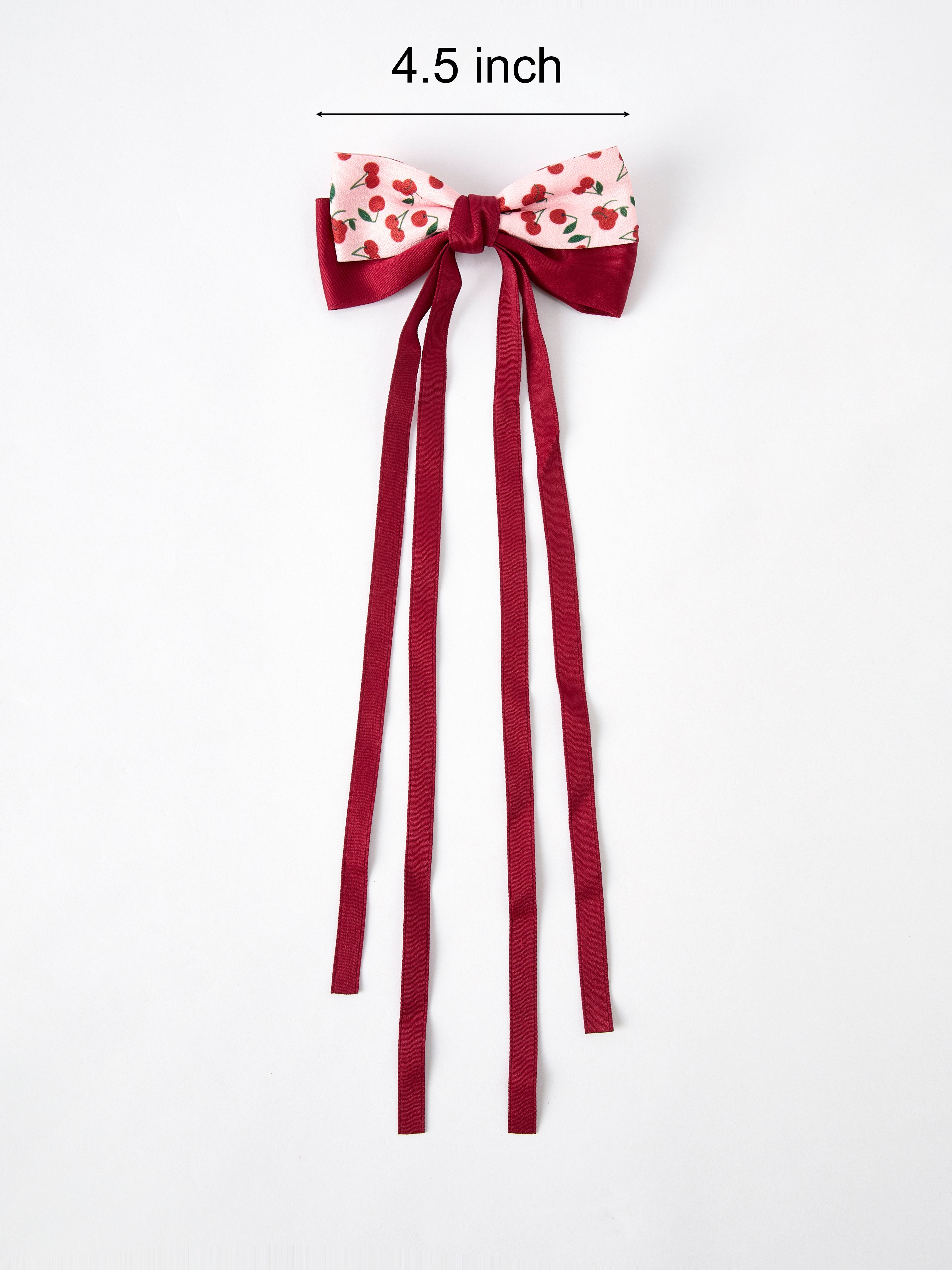 Sweet Cherry Bow Hairpin for Girls - Playful Charm