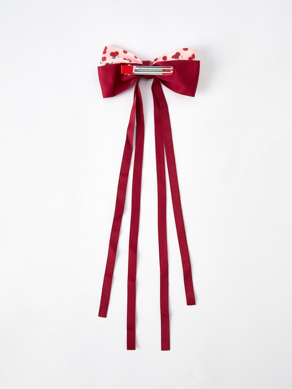 Sweet Cherry Bow Hairpin for Girls - Playful Charm