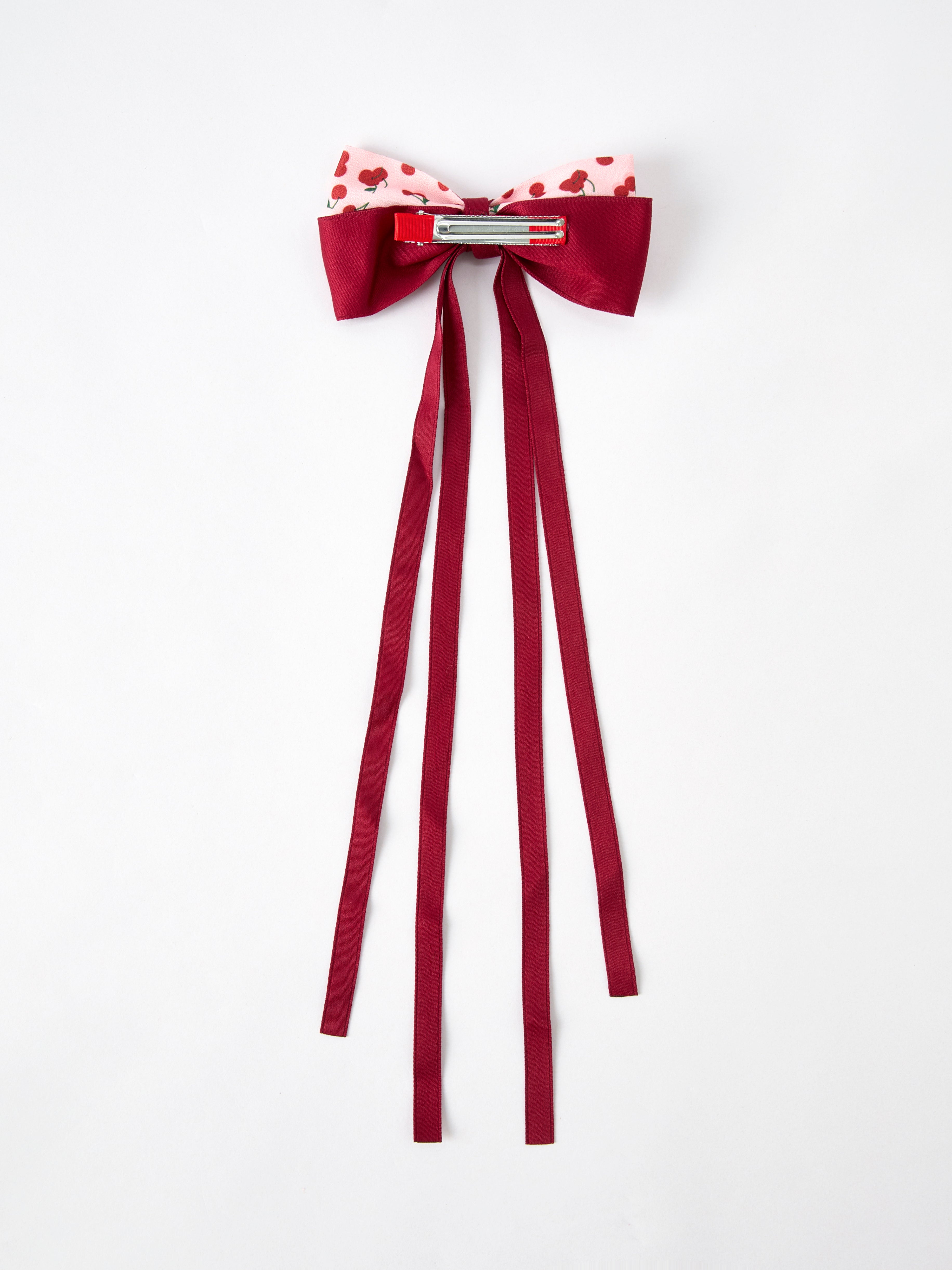 Sweet Cherry Bow Hairpin for Girls - Playful Charm