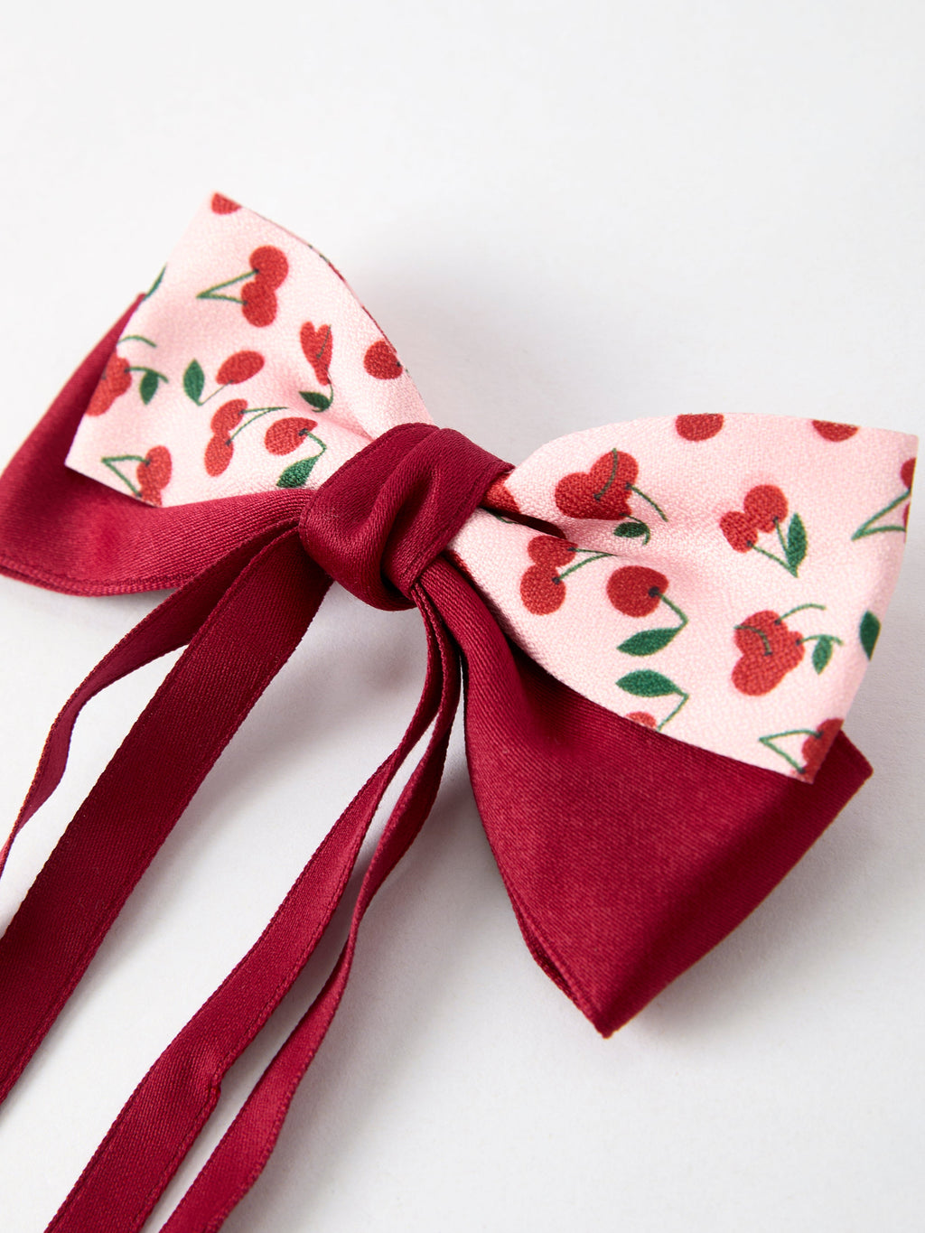 Sweet Cherry Bow Hairpin for Girls - Playful Charm