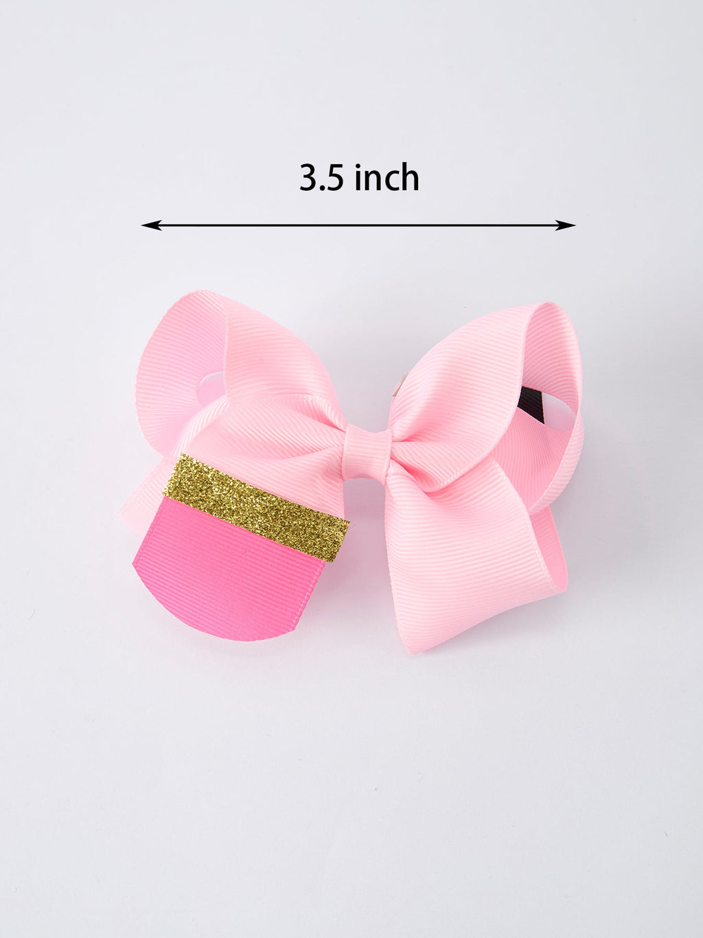 Back-to-school Pencil Bow Girls Hair Clips 3.5 inches