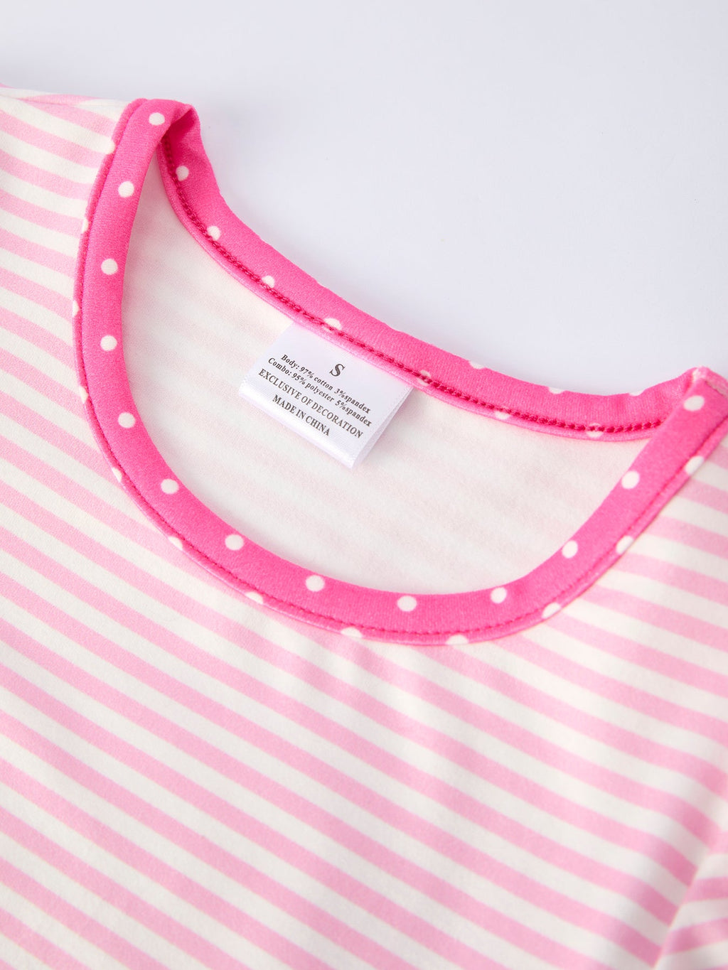 Back To School Girls' Pencil Applique Striped Set