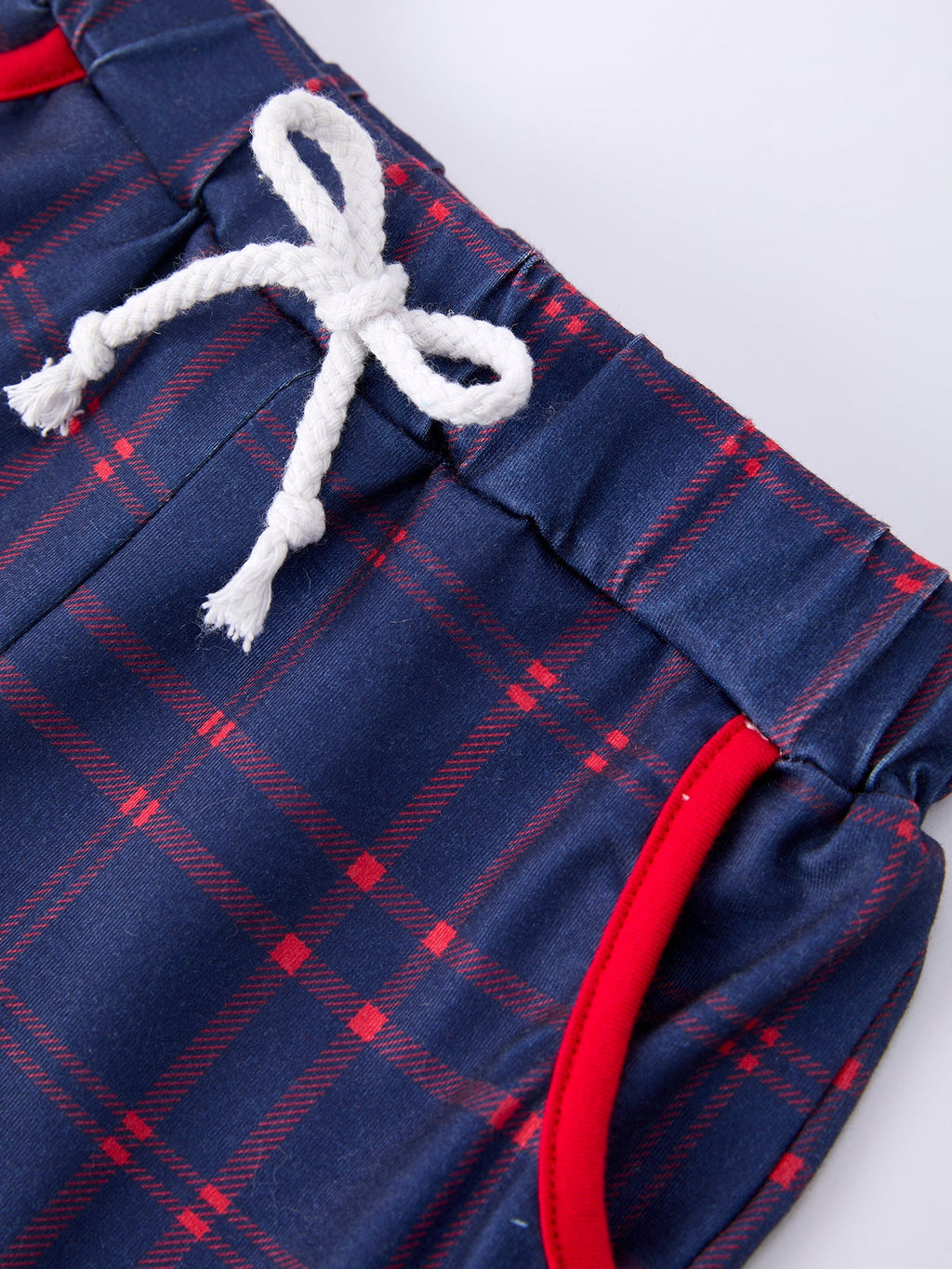Back To School Apple Boys Set Plaid Shorts