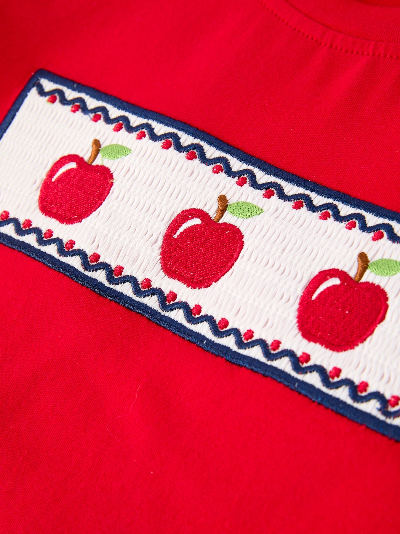 Back To School Apple Boys Set Plaid Shorts