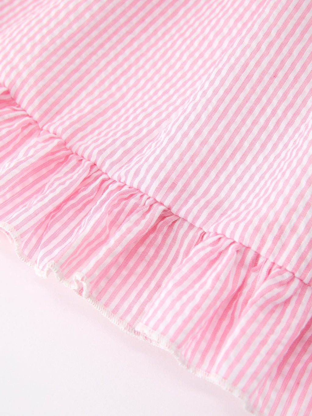 Girls Back To School Bow Twirl Dress Ruffle Applique Pink