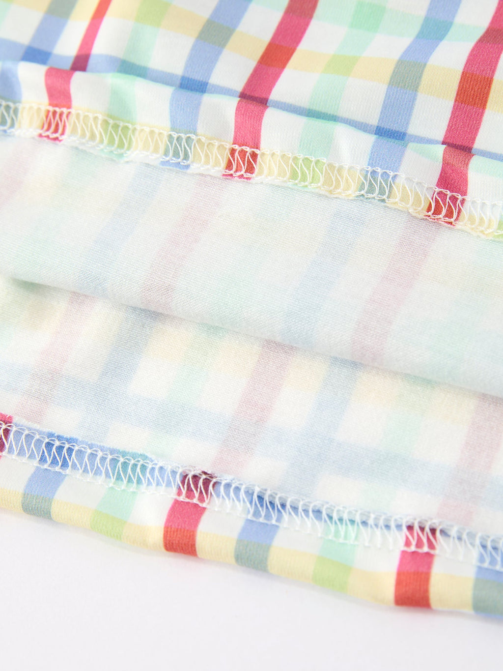 Girls Back To School Dog Plaid Twirl Dress