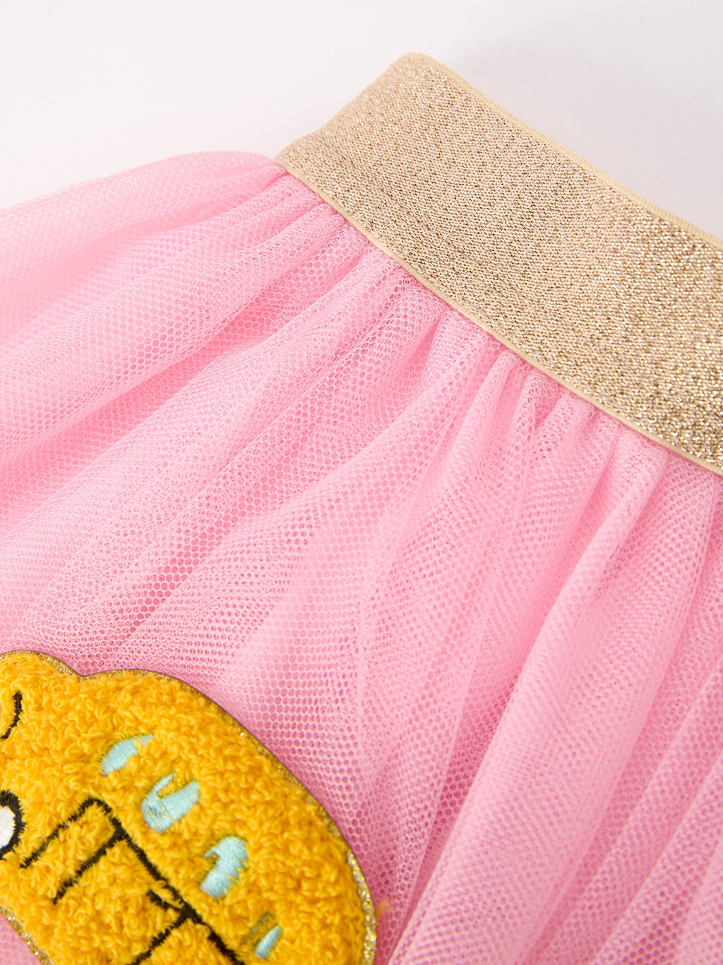 Back To School School Bus Girls Skirt Tulle Applique Skirt