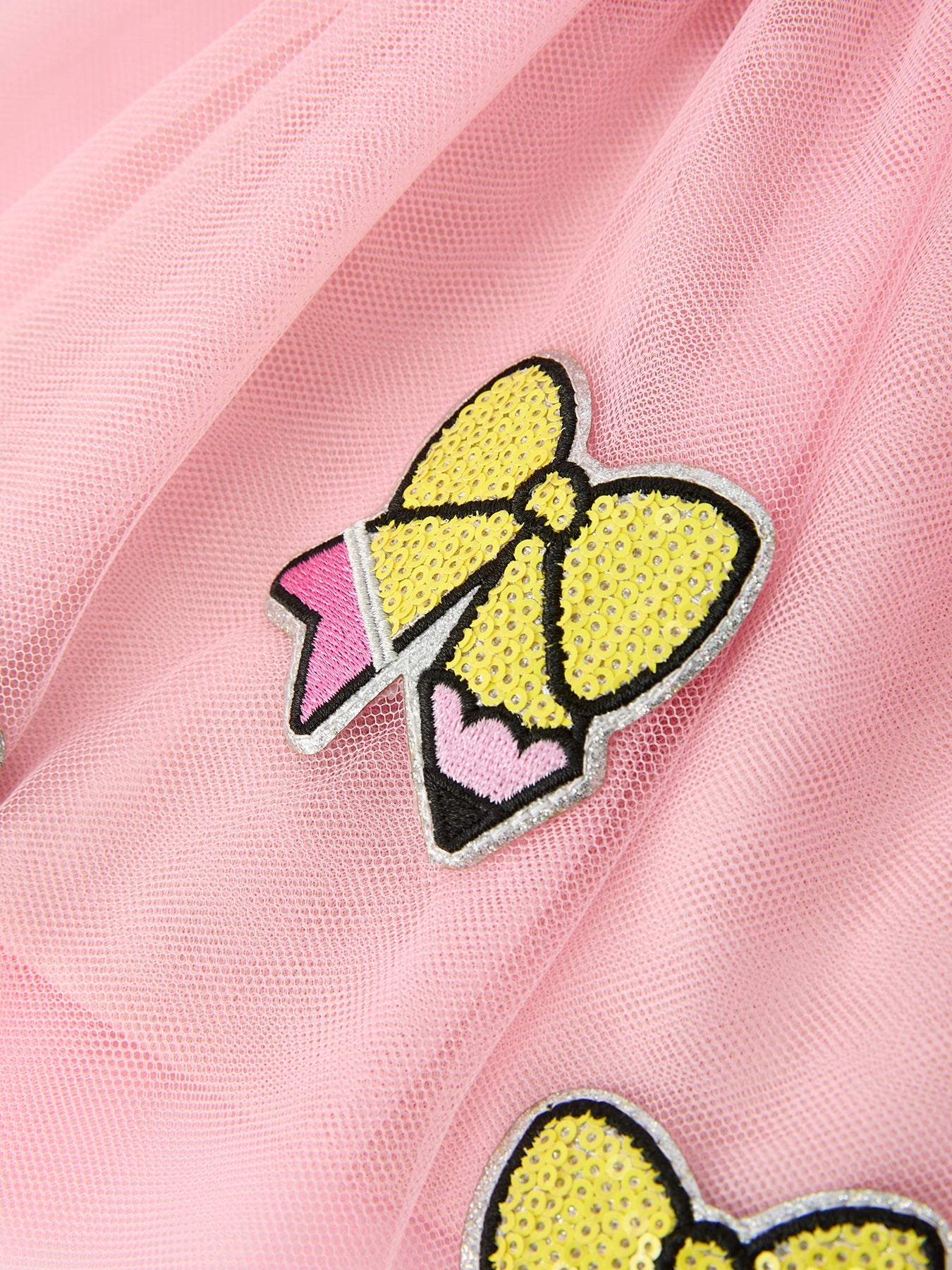 Back To School Pencil Bow Girls Skirt Tulle Applique Skirt