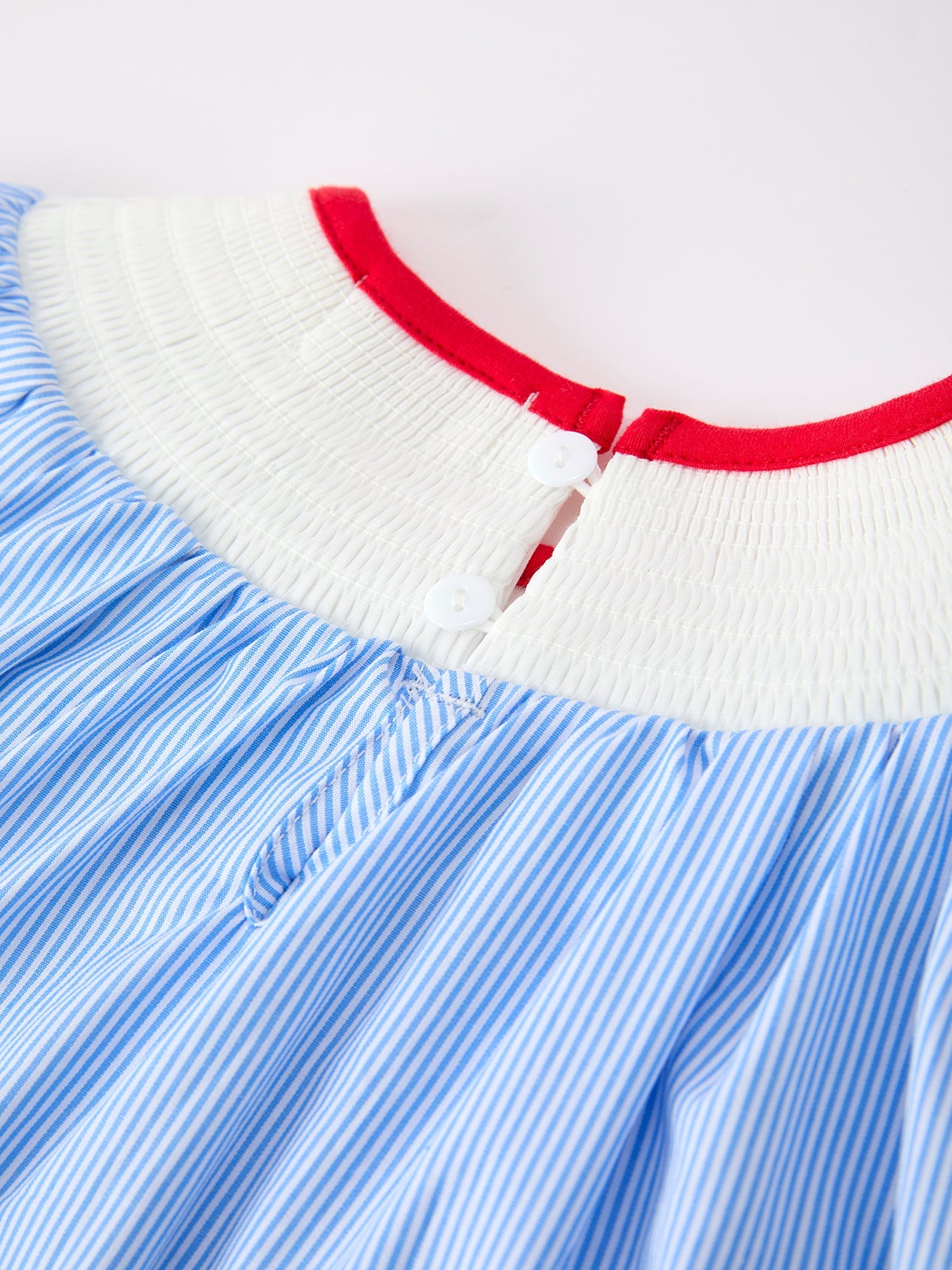 Back To School Apple Pencil Embroidery Dress
