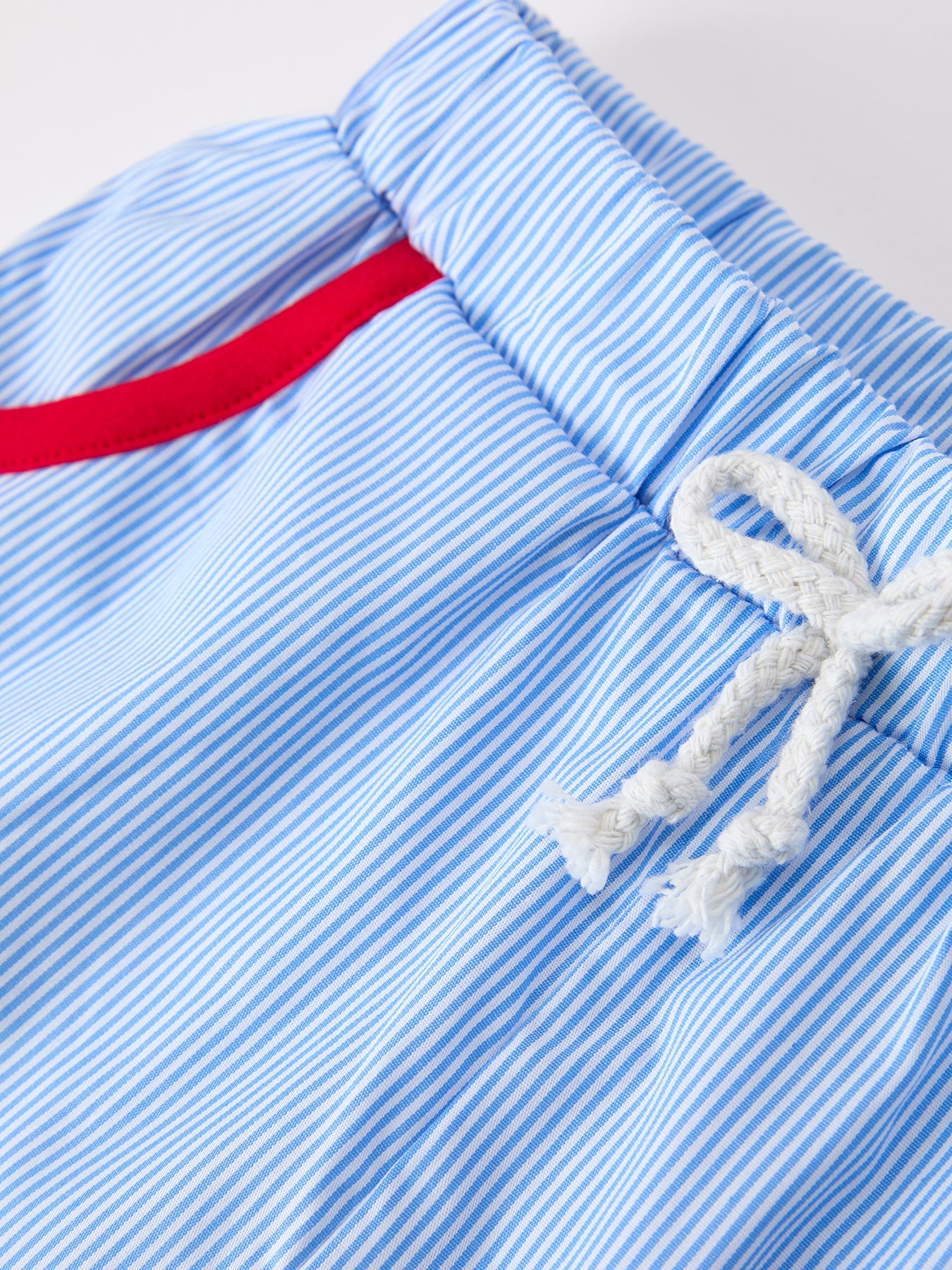Back To School Apple Pencil Embroidery Boy Top Shorts Set