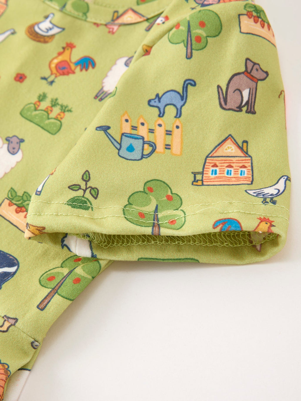 Countryside Farm Animal Pasture Twirl Girls Dress