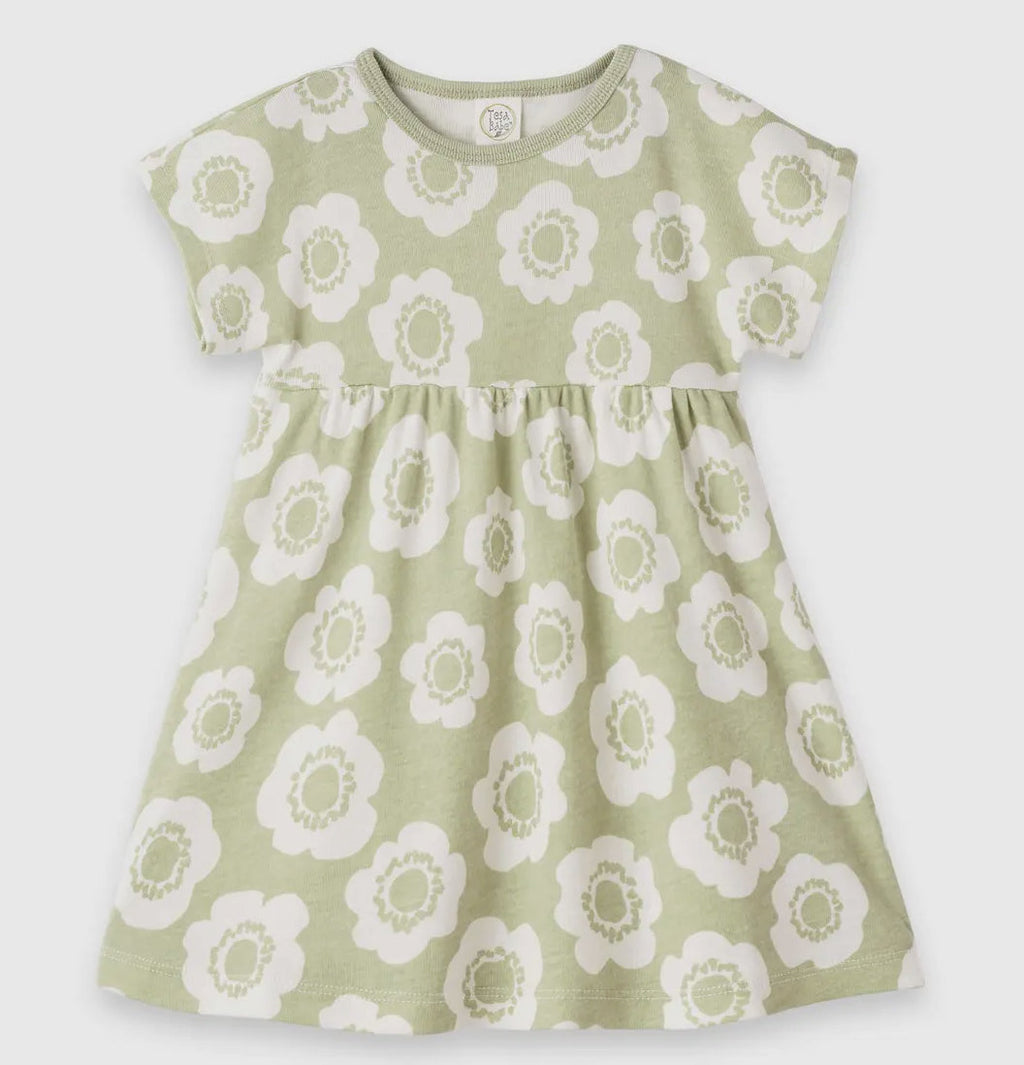 Vintage Green Dress for Baby Girls - Everyday Style