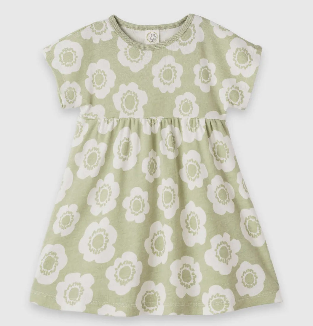 Vintage Green Dress for Baby Girls - Everyday Style