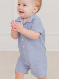 Striped Knit Romper for Babies - Soft Cotton