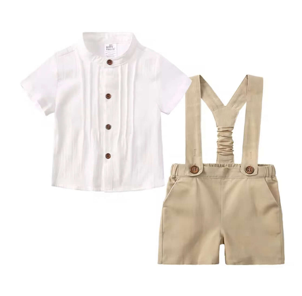 Charming 2-Piece Outfit for Toddler Boys - Regal Style