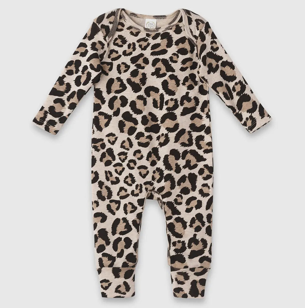 Charming Leopard Romper for Babies - Playful Print