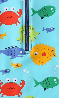 Adorable Fish Rash Guard for Babies & Toddlers - Sun Safe