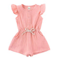 Comfy Coral Romper for Kids - Playful & Soft