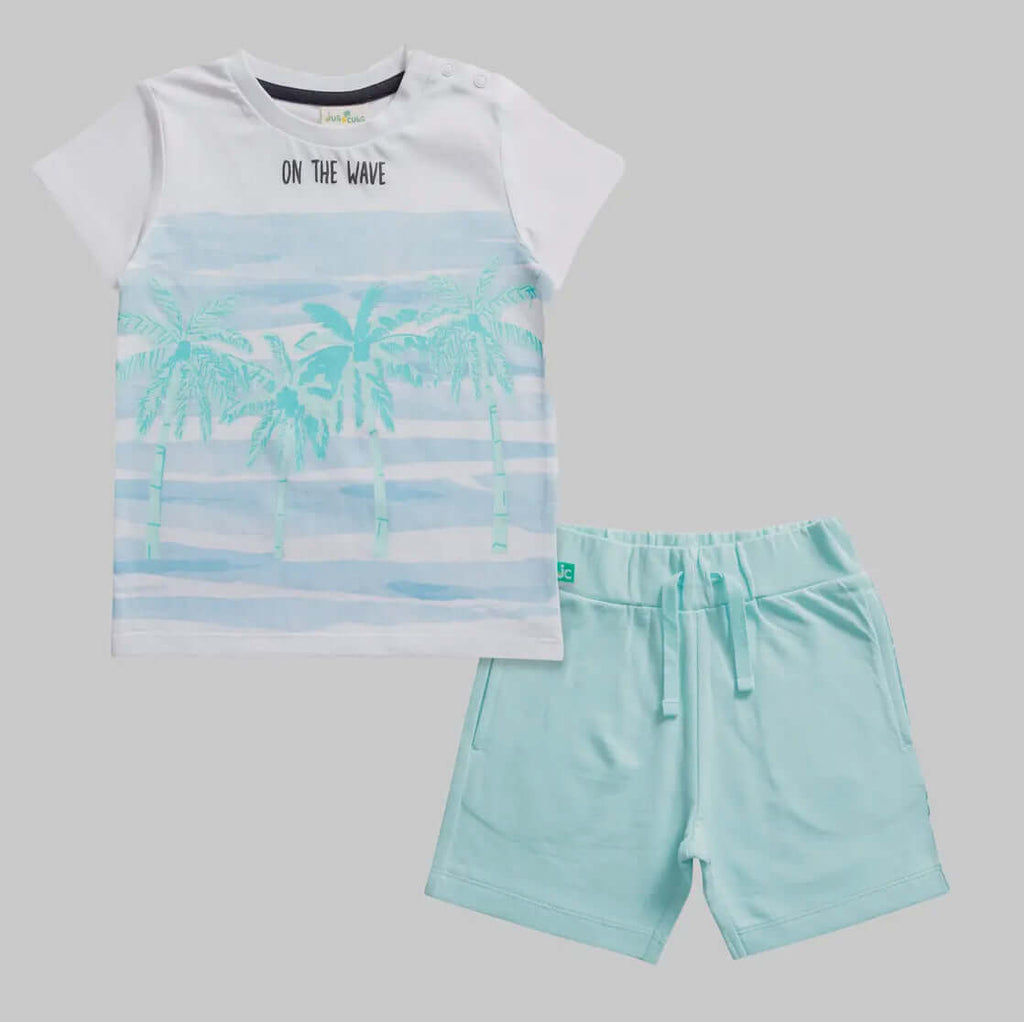 Sandy Palm Outfit for Kids - Beach Vibe Set