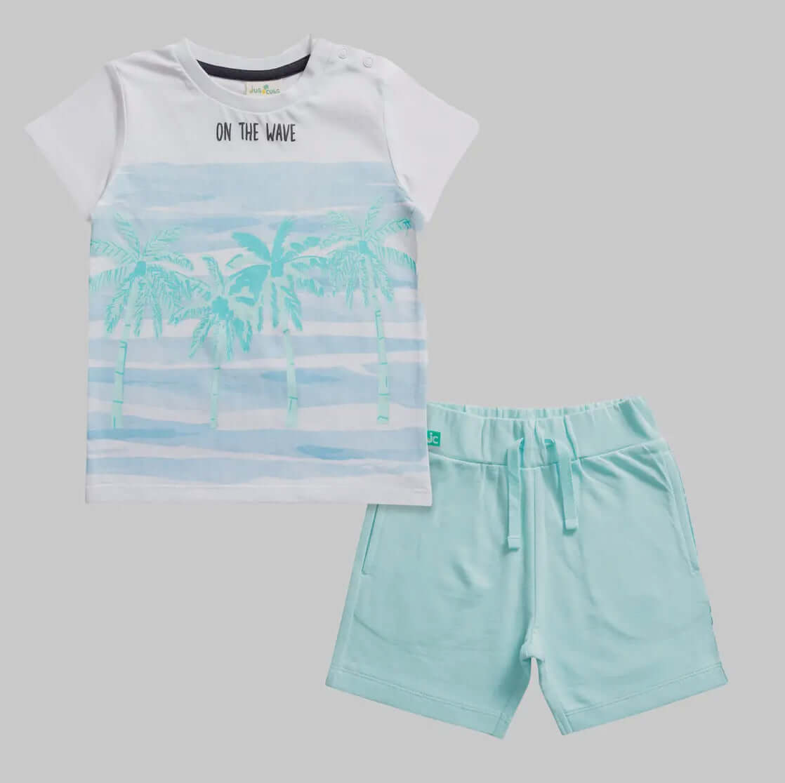 Sandy Palm Outfit for Kids - Beach Vibe Set