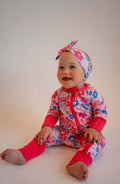 Blossom Print Sleeper for Newborns - Two-Way Zipper