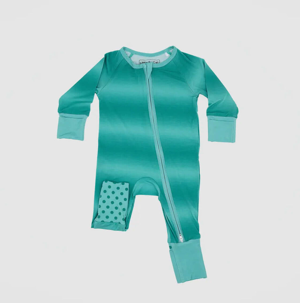 Sea Green Bamboo Sleeper for Babies - Soft & Gentle