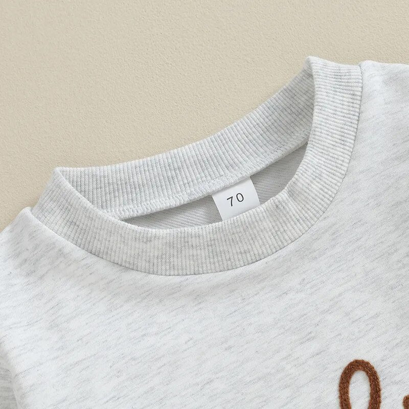 Cozy Long-Sleeve Pullover for Toddler Boys - "Lil Bro" Edition