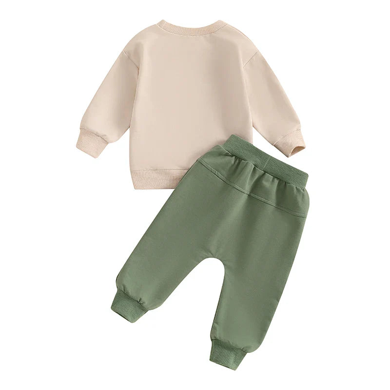 Cozy Tractor Set for Toddlers - Long Sleeve & Pants