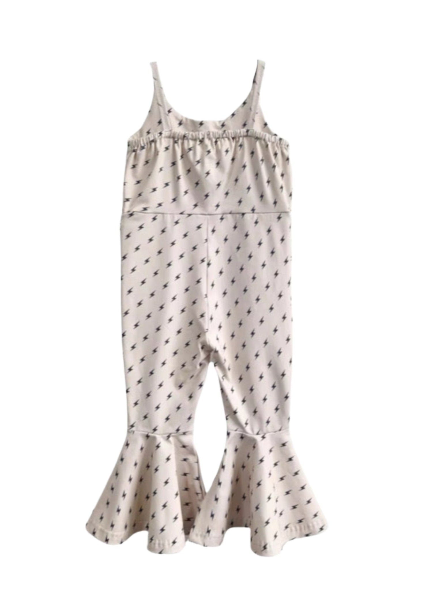 Playful Jumpsuit for Toddlers - Lightning Bolt Print