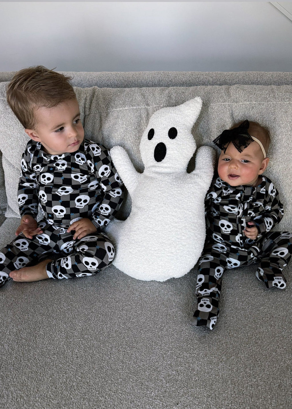 Spooky Skull Bamboo Sleeper for Baby - Soft & Gentle