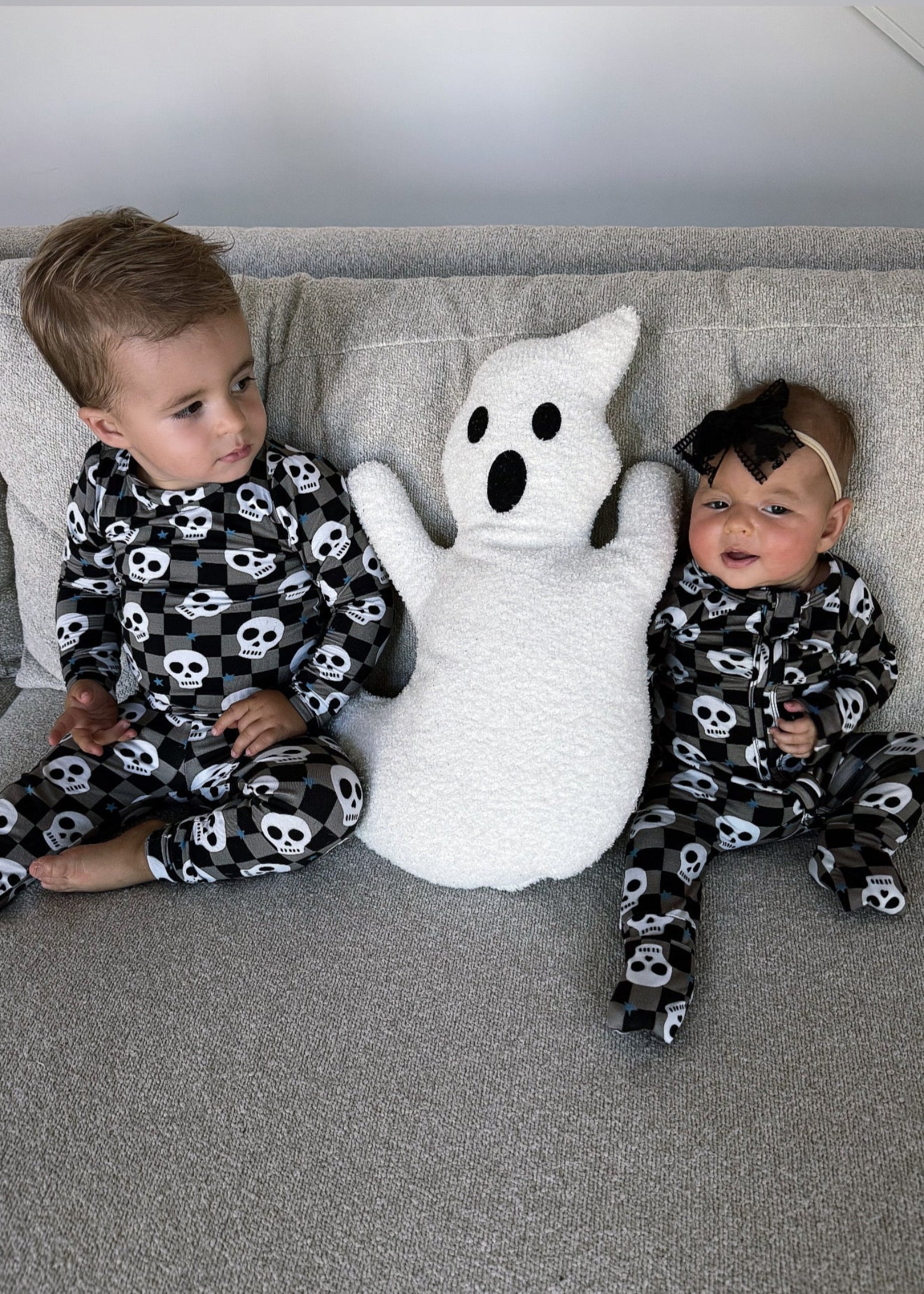 Spooky Skull Bamboo Sleeper for Baby - Soft & Gentle