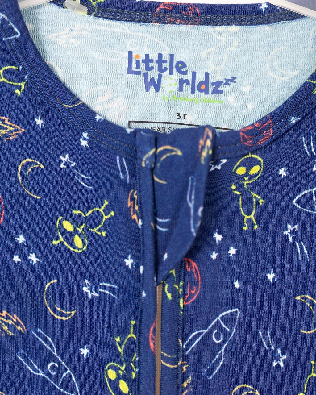 Alien Bamboo Romper For Toddler