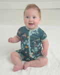 Animal Print Baby Romper for Kids - Soft Bamboo Knit
