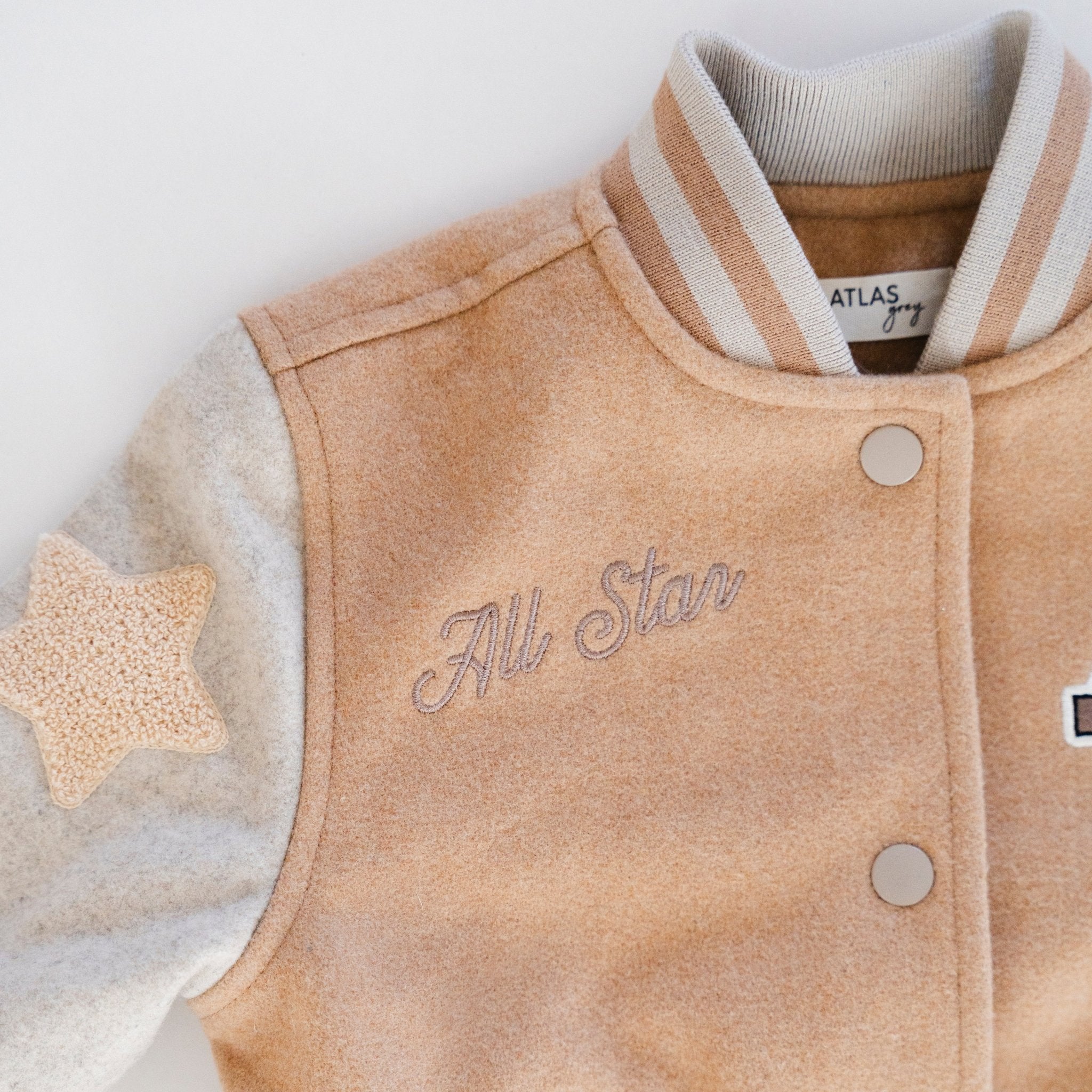 Classic Letterman Jacket for Kids - Sporty & Comfy