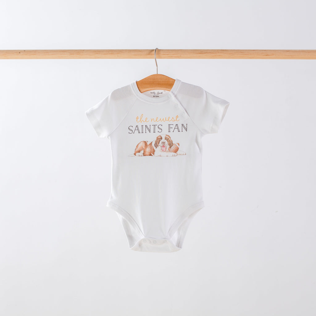 The Newest Saints Fan Organic Cotton Baby Onesie