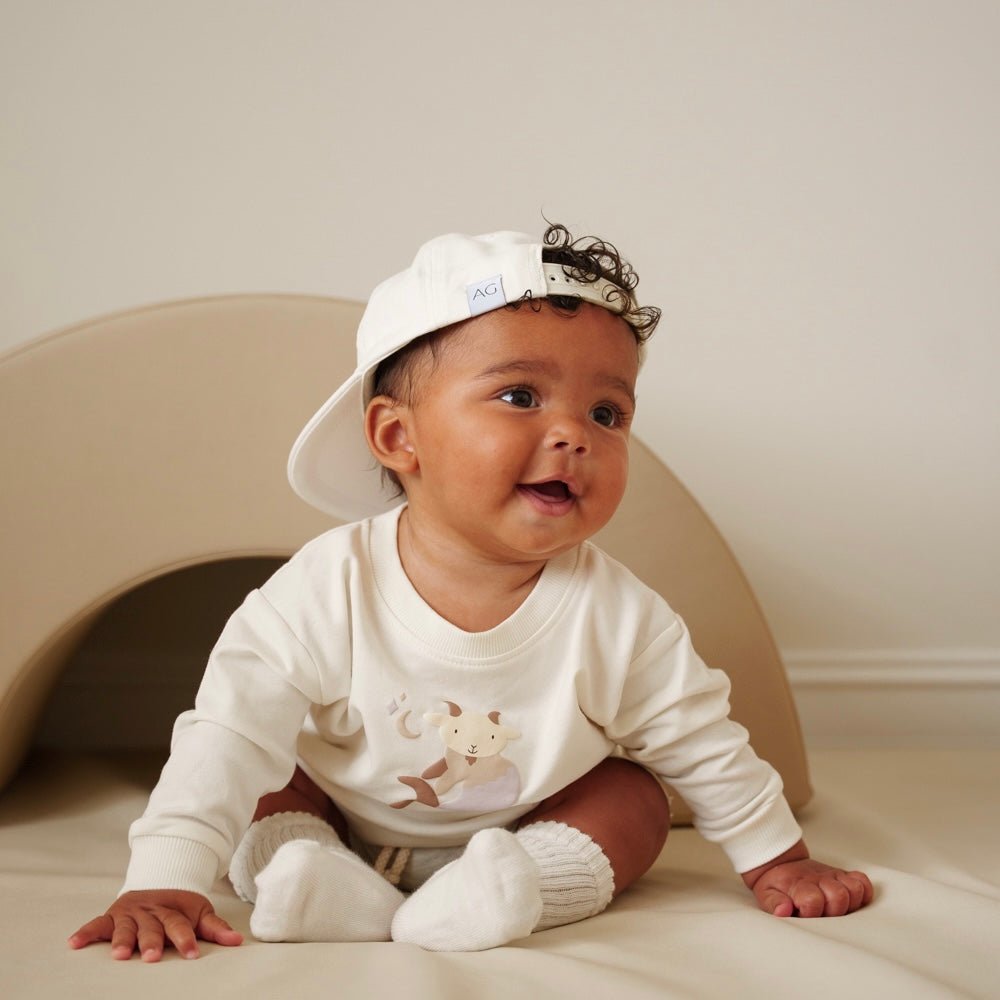 Celestial Print Crewneck for Kids - Zodiac Design